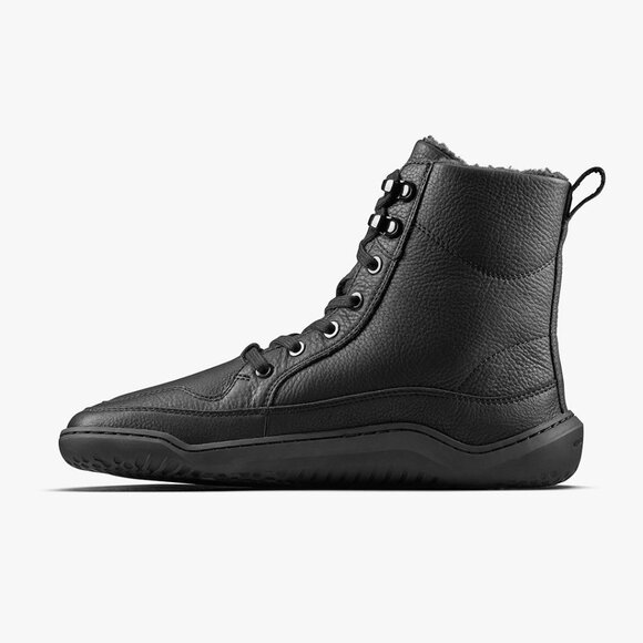 Vivobarefoot Gobi Boot Warmlined Womens in Obsidian - Picture 3 of 7